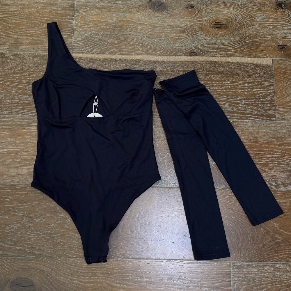Lexi One Shoulder Cut Out Bodysuit